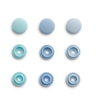 Druckknopf "Color Snaps Mini", Prym Love, 9mm, hellblau
