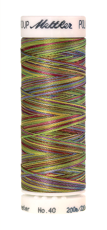 Stickgarn 200 Meter, Farbe:9977, Amann Poly Sheen Multi