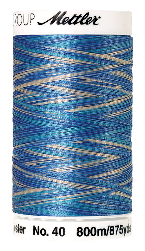 Stickgarn 800 Meter, Farbe:9605, Amann Poly Sheen Multi