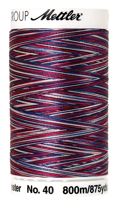Stickgarn 800 Meter, Farbe:9918, Amann Poly Sheen Multi