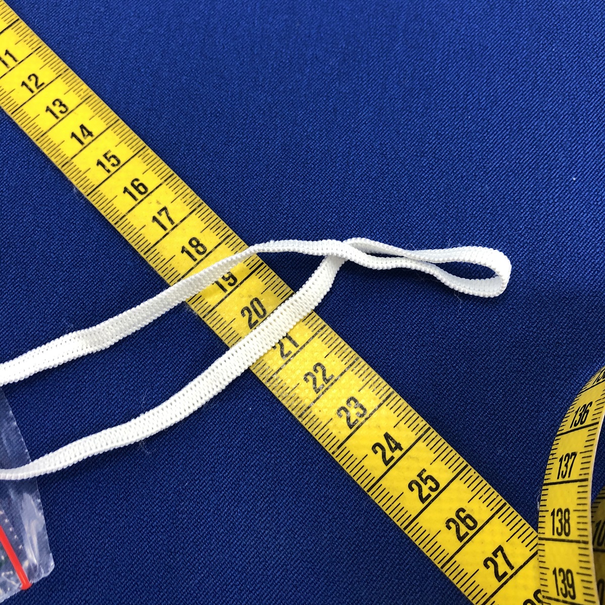 Gummi - Superweich- Elastic, 10 Meter / 6mm weiss (Restposten)