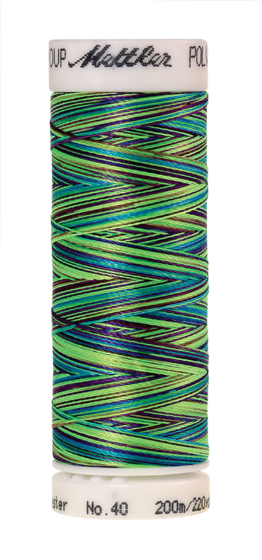 Stickgarn 200 Meter, Farbe:9971, Amann Poly Sheen Multi