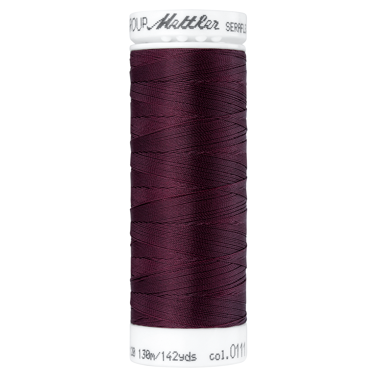 Amann Mettler Seraflex 130m Elastikgarn Nr.0111(weinrot)