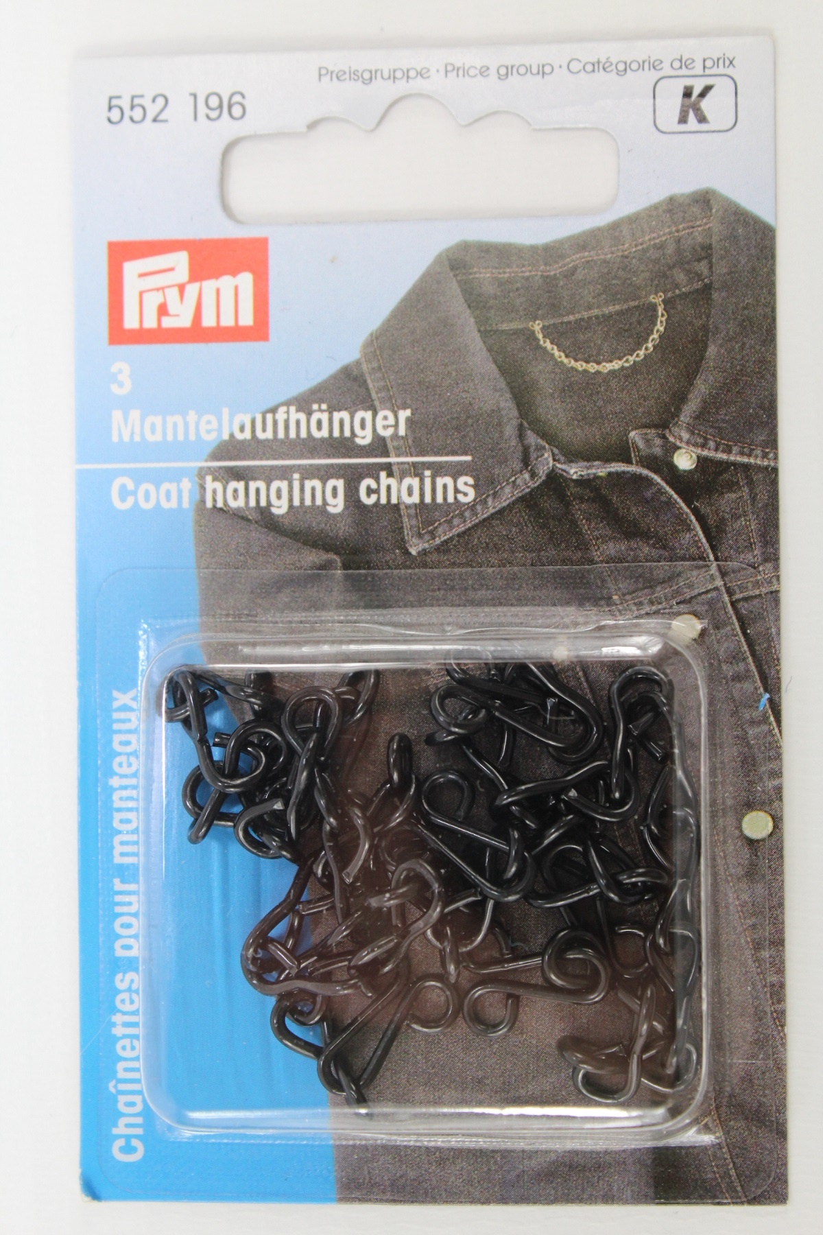 3 Mantelaufhänger schwarz