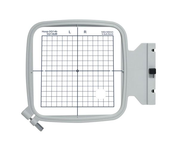 ELNA / JANOME Viereckrahmen Klein ( SQ 14b/ 140 x 140 mm)