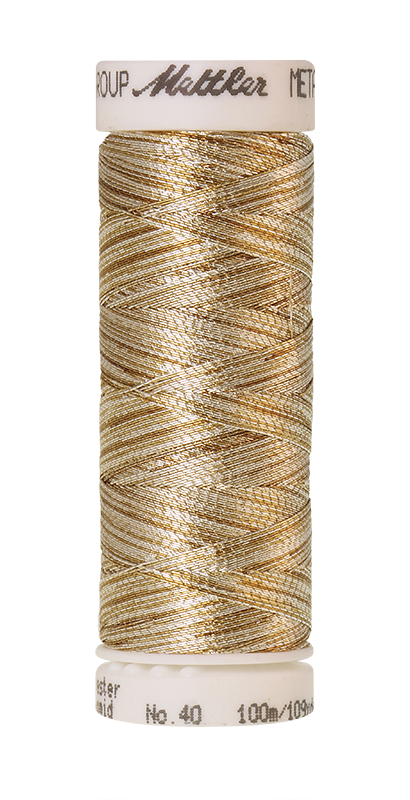 METALLIC gold und silber (100 meter)