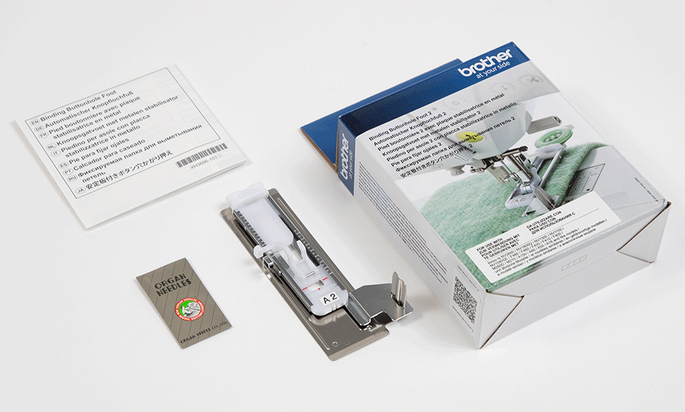 Brother Automatischer Knopflochfuß 2 für Computernähmaschinen