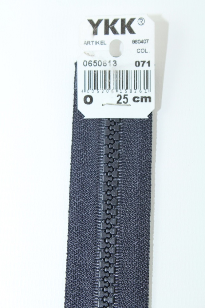 YKK - Reissverschlüsse 25 cm - 80 cm, teilbar, nachtblau