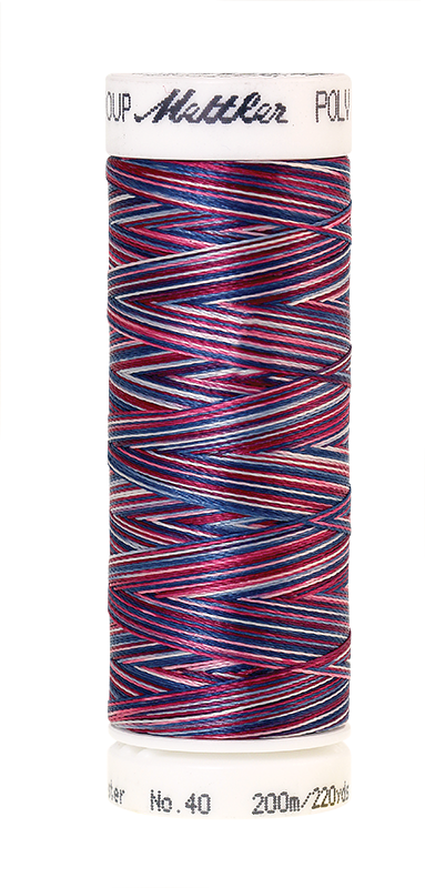 Stickgarn 200 Meter, Farbe:9918, Amann Poly Sheen Multi