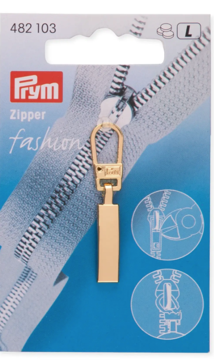 Fashion-Zipper, Classic, new gold