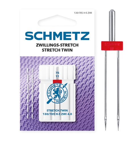 Schmetz Zwillingsnadel Stretch 130/705 H-S ZWI 4,0/75