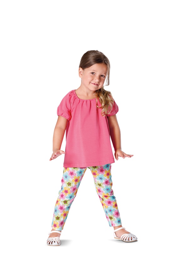 burda Schnitt 9438 "Kleid und Shirt und Puffärmel"