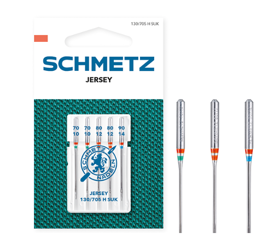 Schmetz Jersey 130/705 H SUK 70/10,80/12,90/14