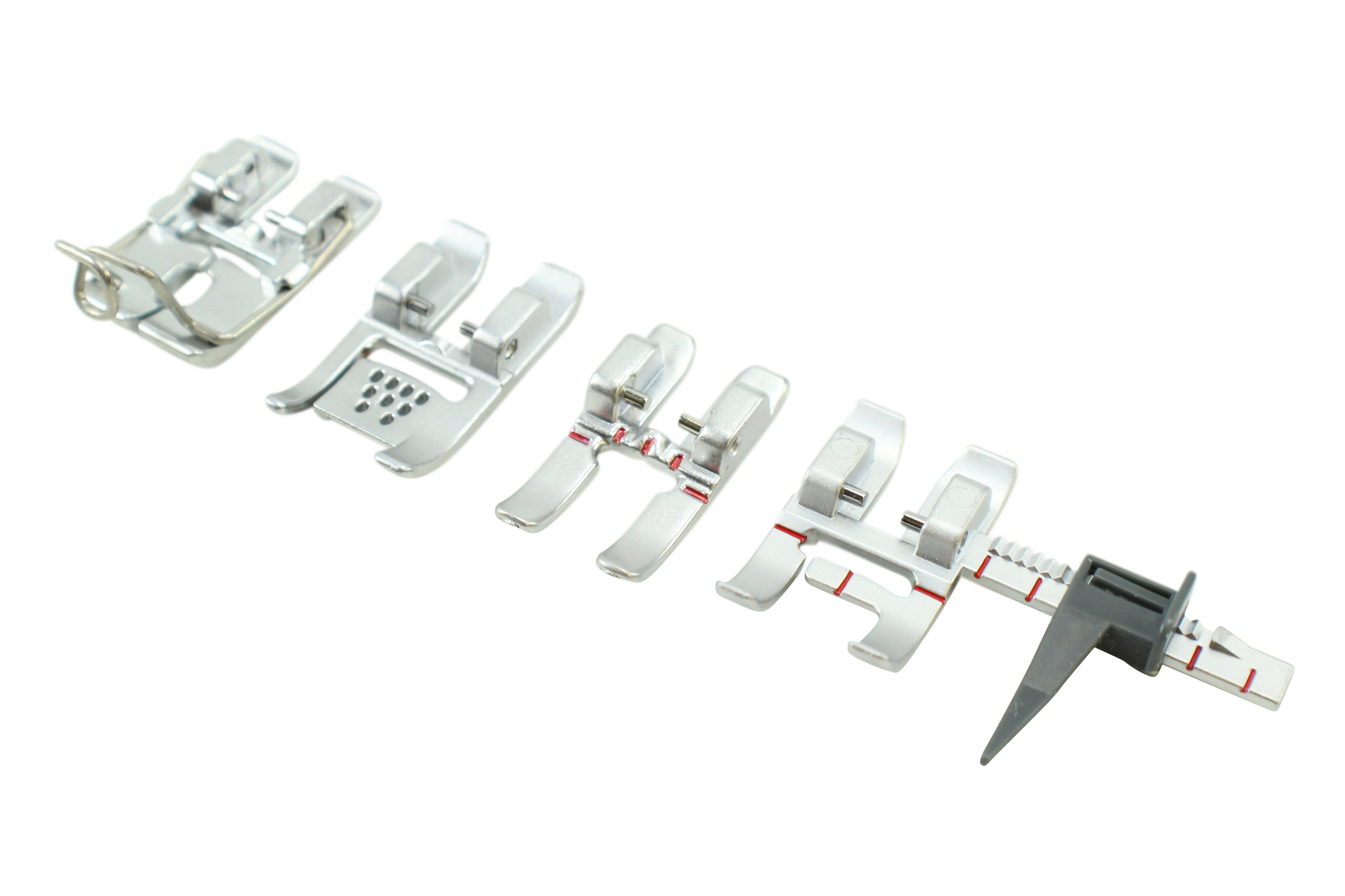 4er Füsschen Set für PFAFF Maschinen Absteppen , Verzieren u. Applizieren
