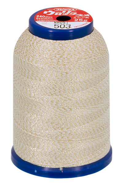 Baby Lock Metallic Bauschgarn 1000m (creme-gold)