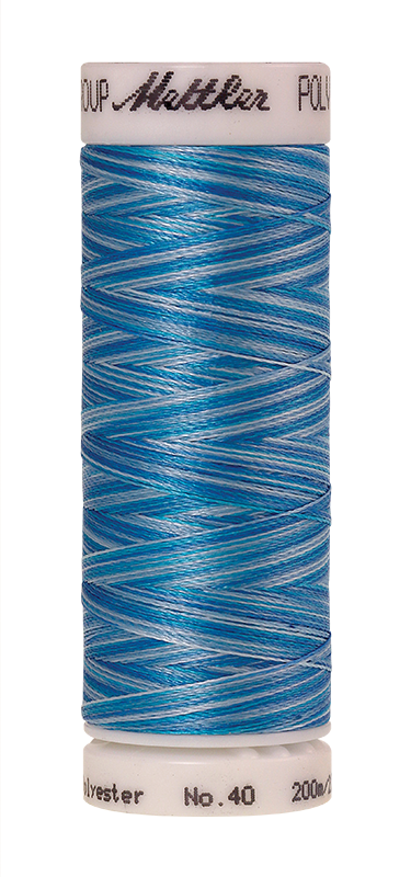 Stickgarn 200 Meter, Farbe:9930, Amann Poly Sheen Multi