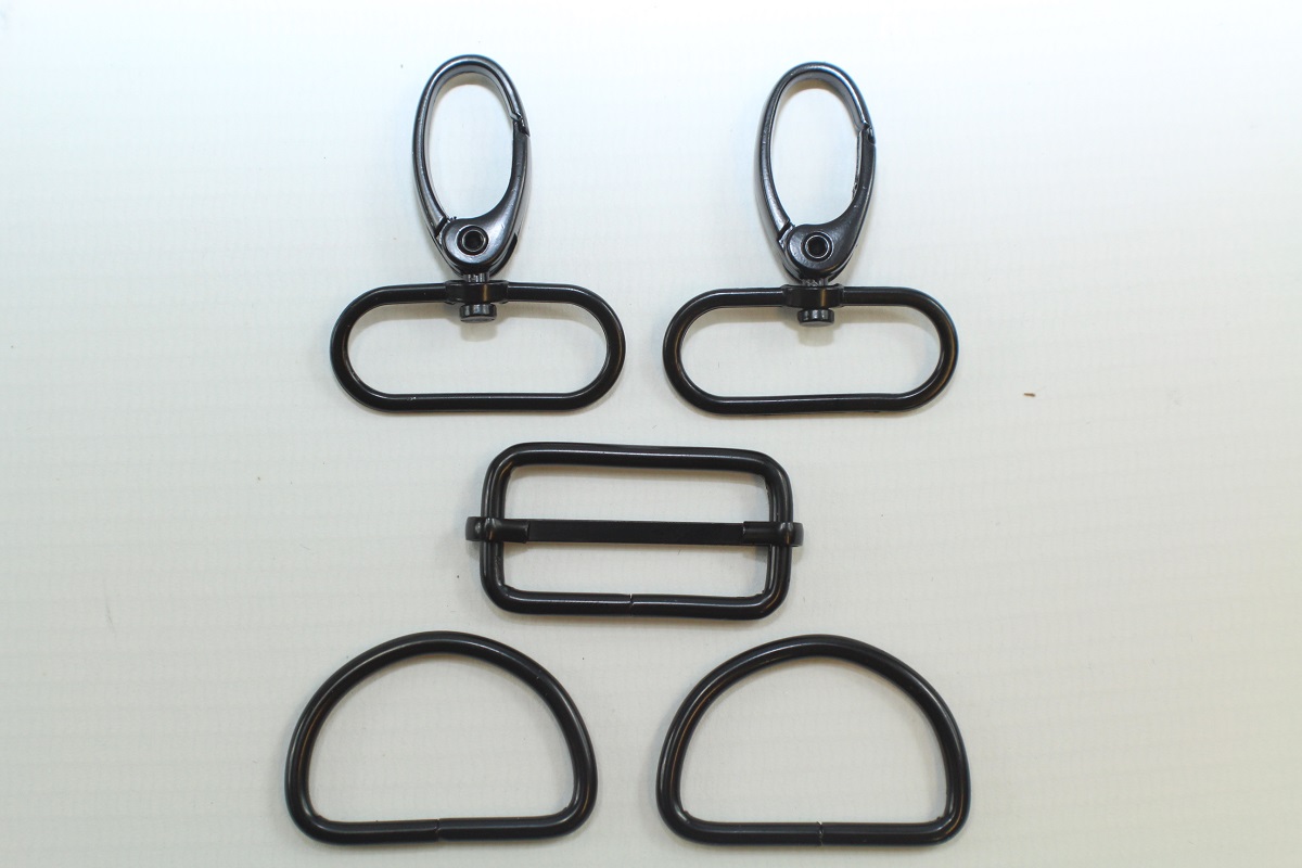 Taschen-Set schwarz 3cm