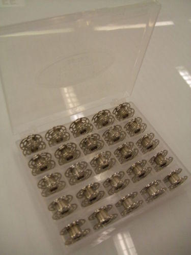 Original BERNINA Umlaufgreifer - Spulen Metall 25 Stück in Box