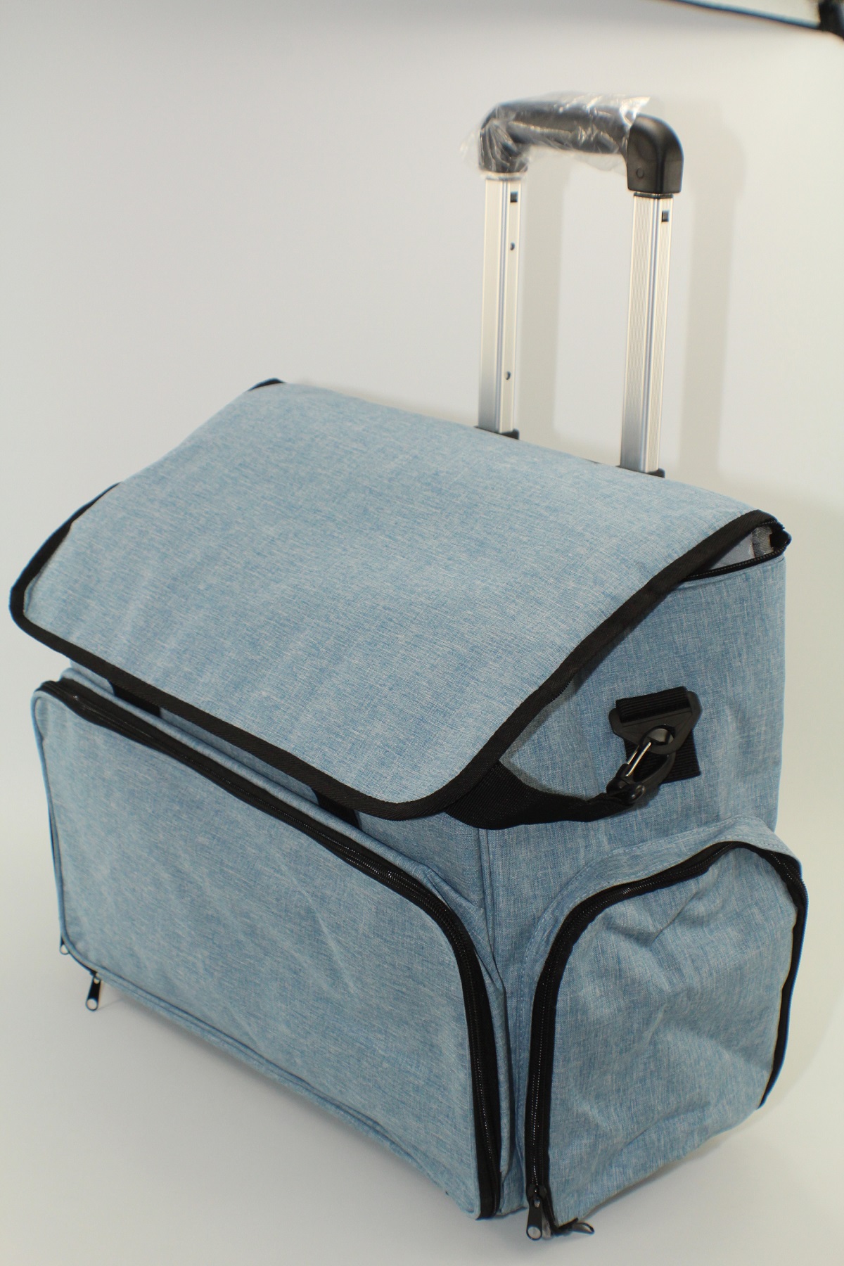 Nähmaschinen Trolley in Jeansoptik (Maße: ca.44 x 22 x 36cm) 