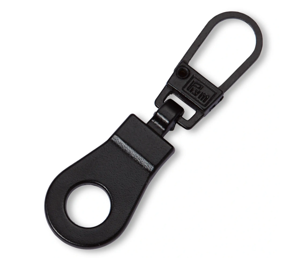 Fashion-Zipper, Öse, schwarz