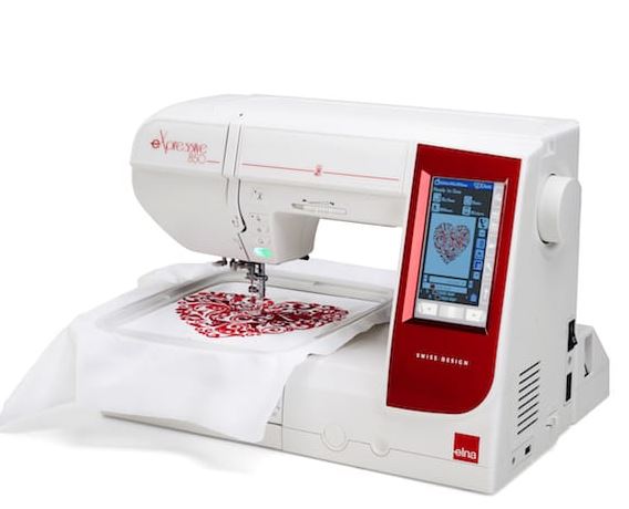ELNA eXpressive 850 Näh- und Stickmaschine ( ohne Sticksoftware + Kreativ-Komplett-Set)