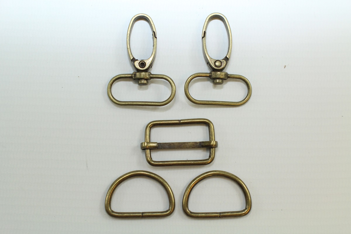 Taschen-Set altgold 2,5cm
