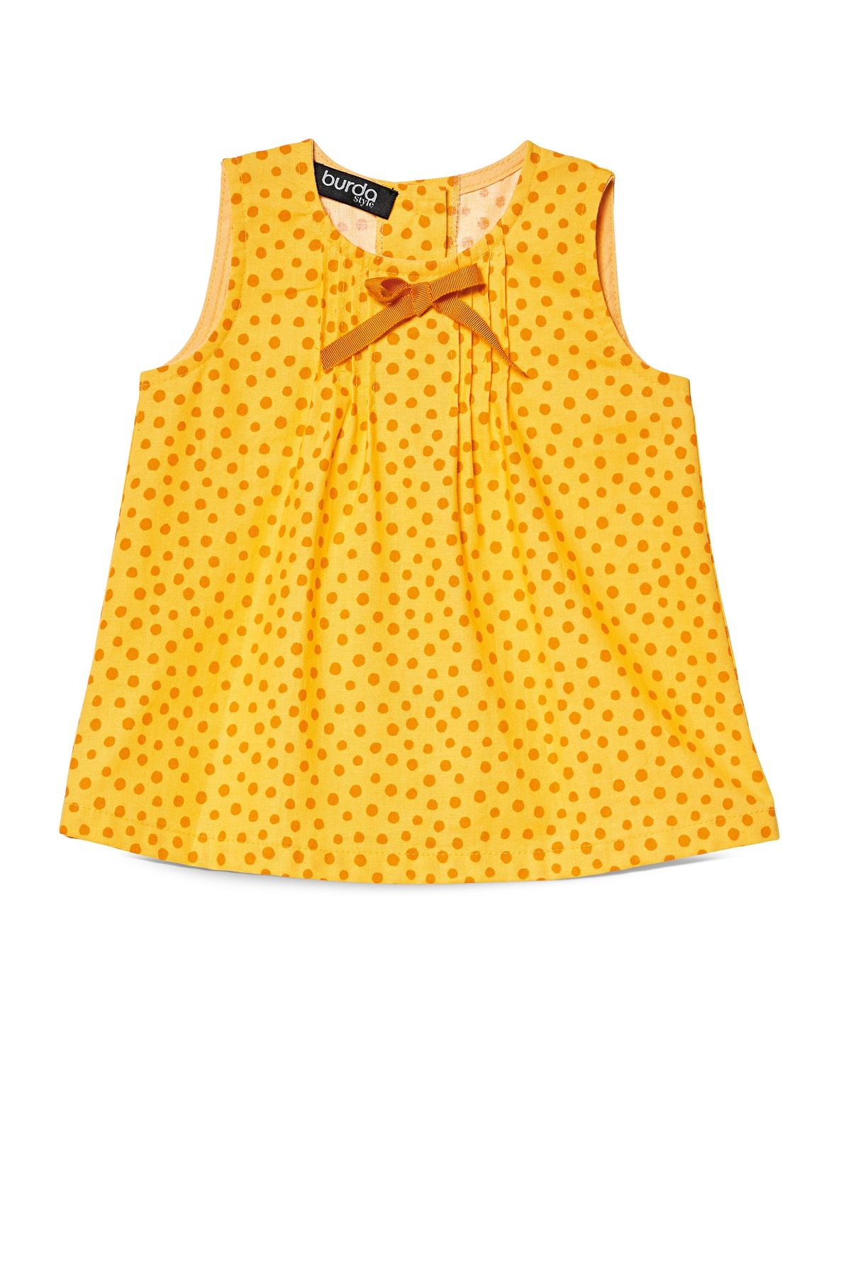 burda Schnitt 9358 "Kleid und Hängerchen und Bluse und Höschen und Fältchen und rückw. Knopfverschus