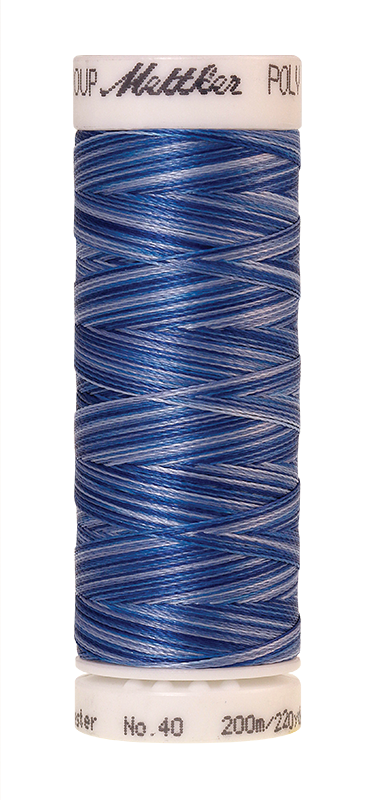 Stickgarn 200 Meter, Farbe:9929, Amann Poly Sheen Multi