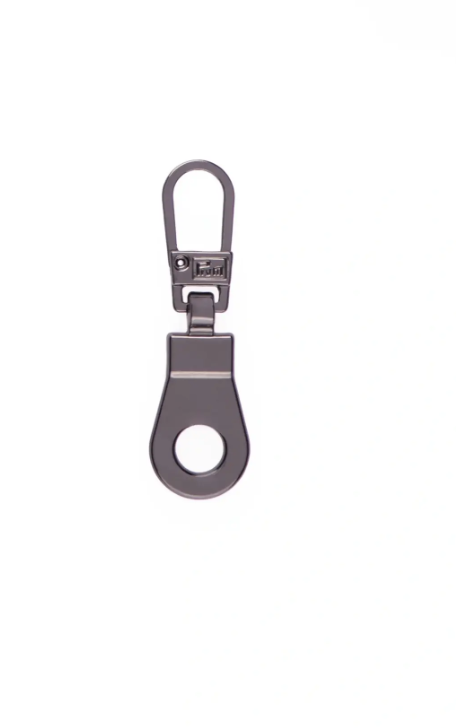 Fashion-Zipper, Öse, gunmetal