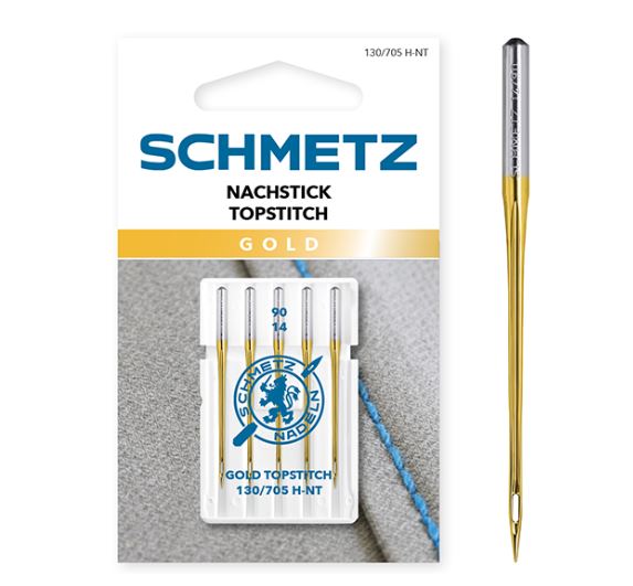 Schmetz Gold TopStitch Nachstick 130/705 H-NT 90/14 