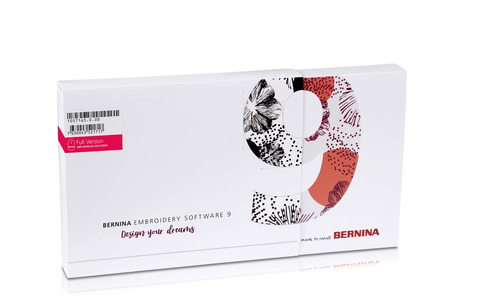 Bernina Sticksoftware 9 Designerplus Vollversion (inkl. Wifi-Gerät)