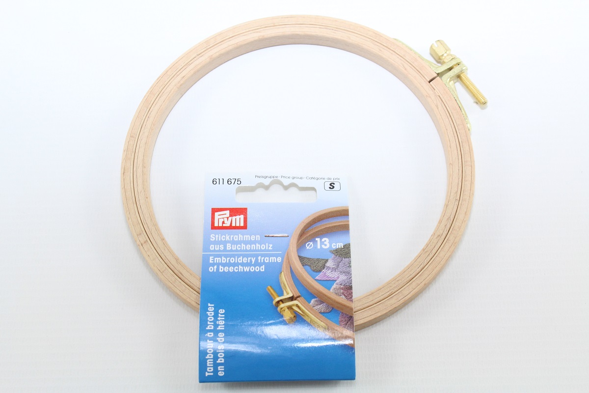 Stickrahmen aus Buchenholz ø 13cm