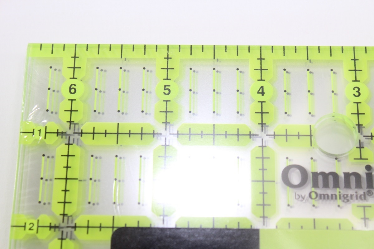 Omnigrip Anti - Rutsch Lineal, 6,5x6,5inch