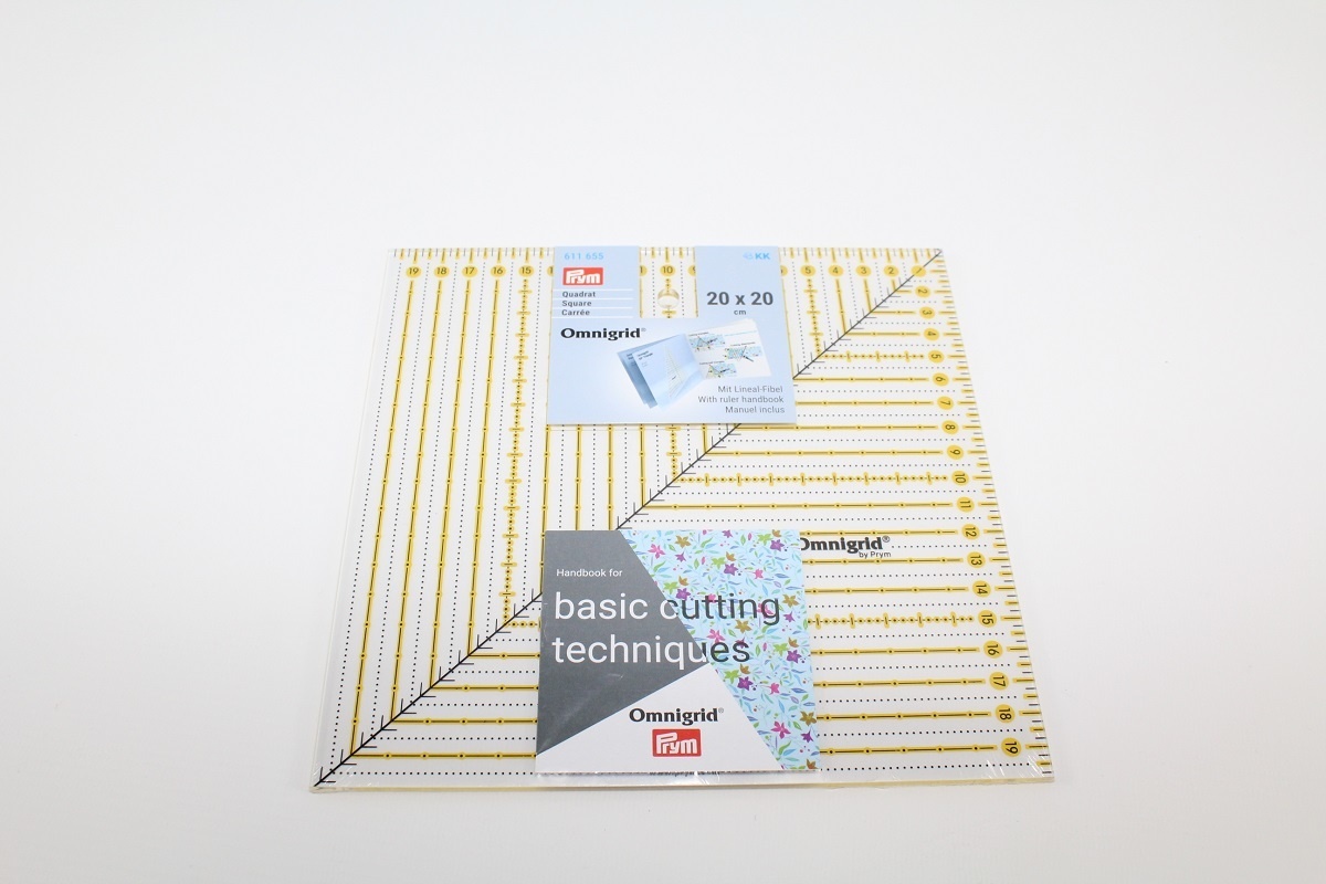 Patchwork-Lineal Square 20 x 20 cm
