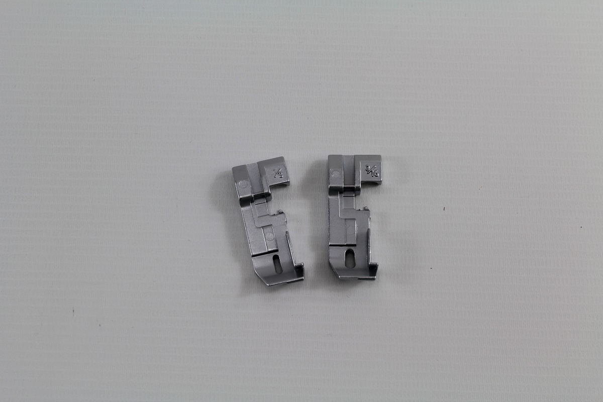 ELNA / JANOME 1/8” und 3/16” Paspelfuß Set