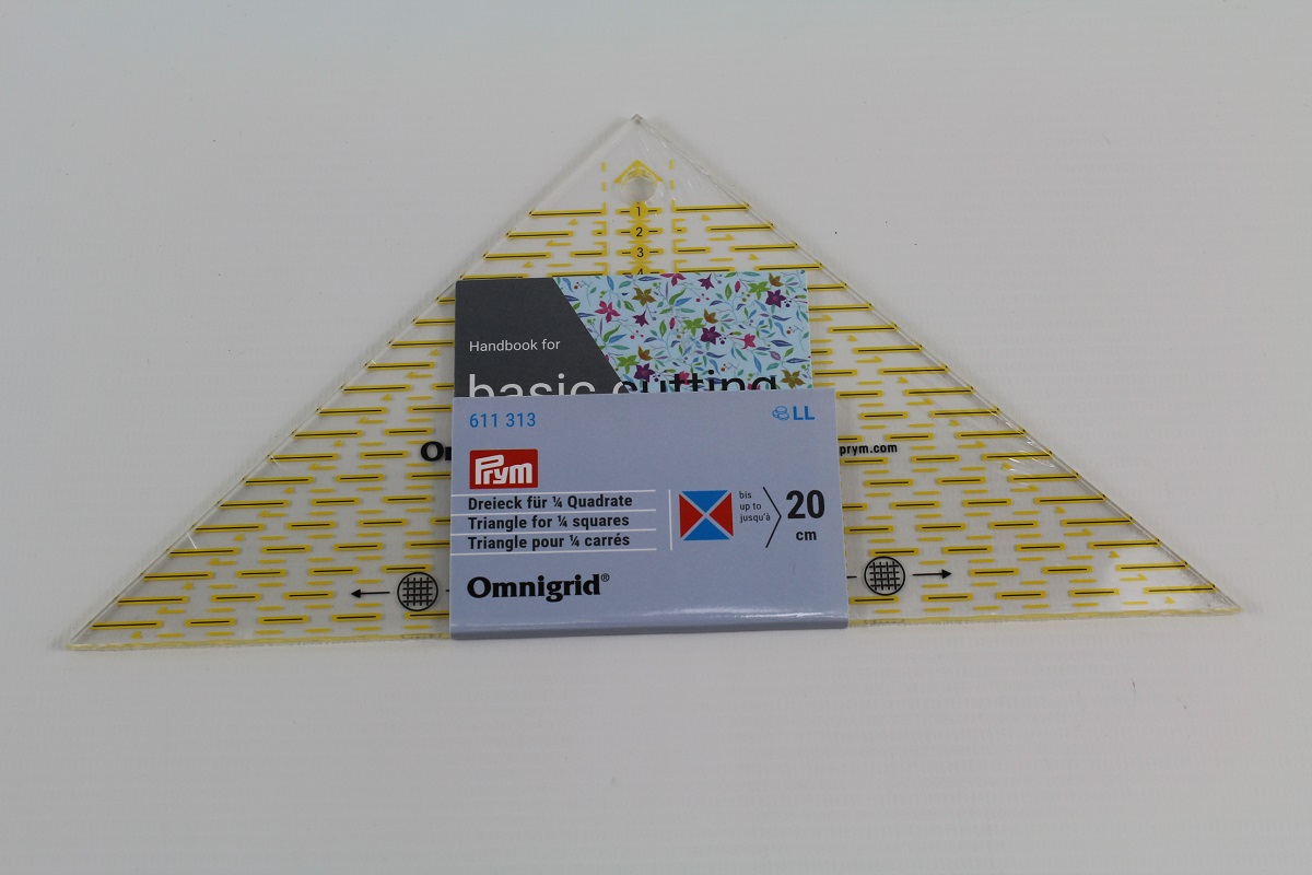 Flottes Dreieck, für ¼ Quadrat-Dreiecke, bis 20cm