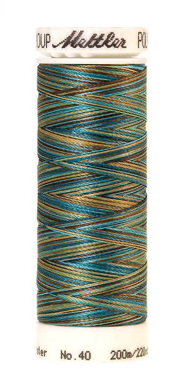 Stickgarn 200 Meter, Farbe:9978, Amann Poly Sheen Multi