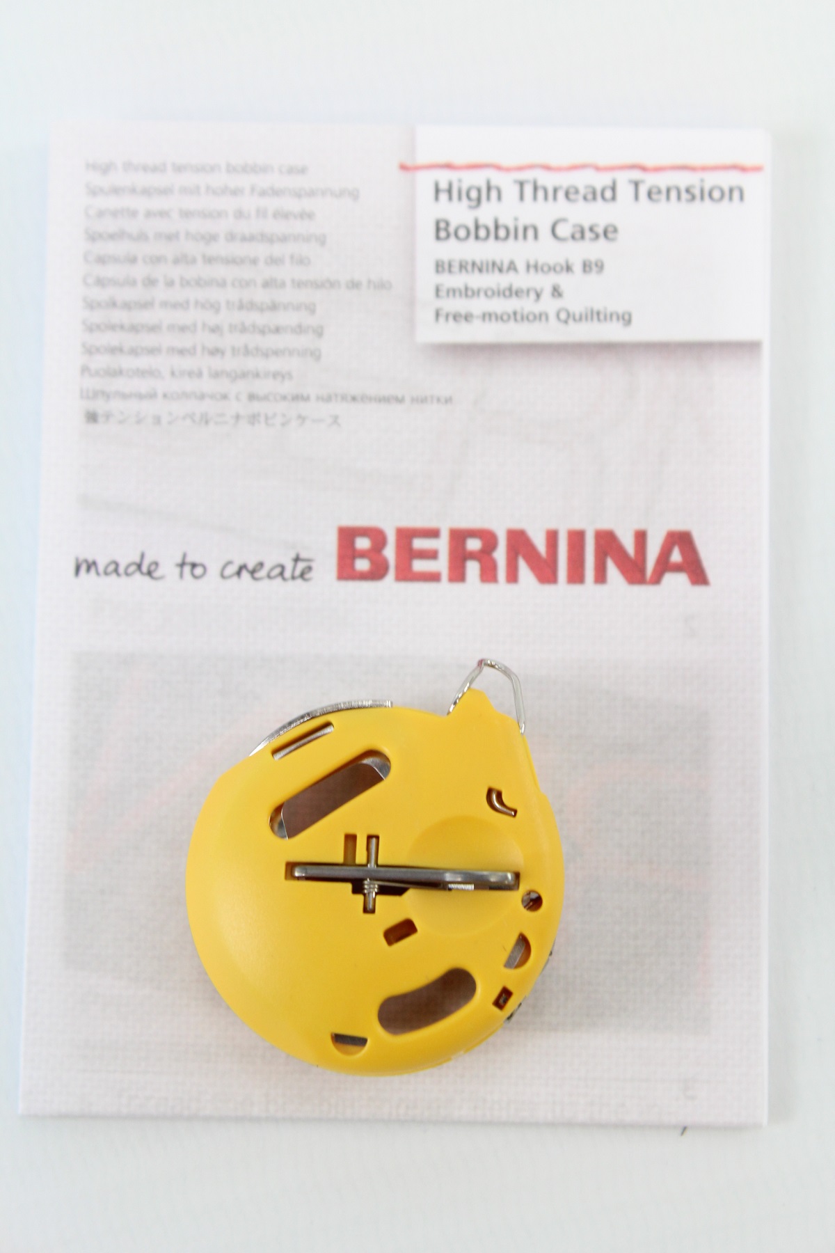 Original Bernina Spulenkapsel (gelb)