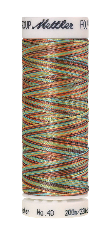 Stickgarn 200 Meter, Farbe:9974, Amann Poly Sheen Multi