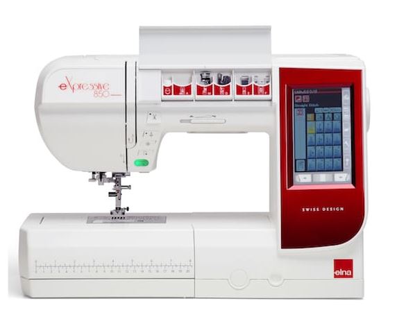 ELNA eXpressive 850 Näh- und Stickmaschine ( ohne Sticksoftware + Kreativ-Komplett-Set)