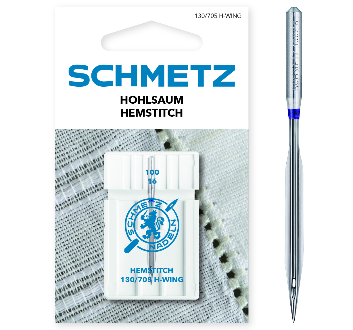 Schmetz Wing (Hohlsaum) 130/705 H WING 100/16
