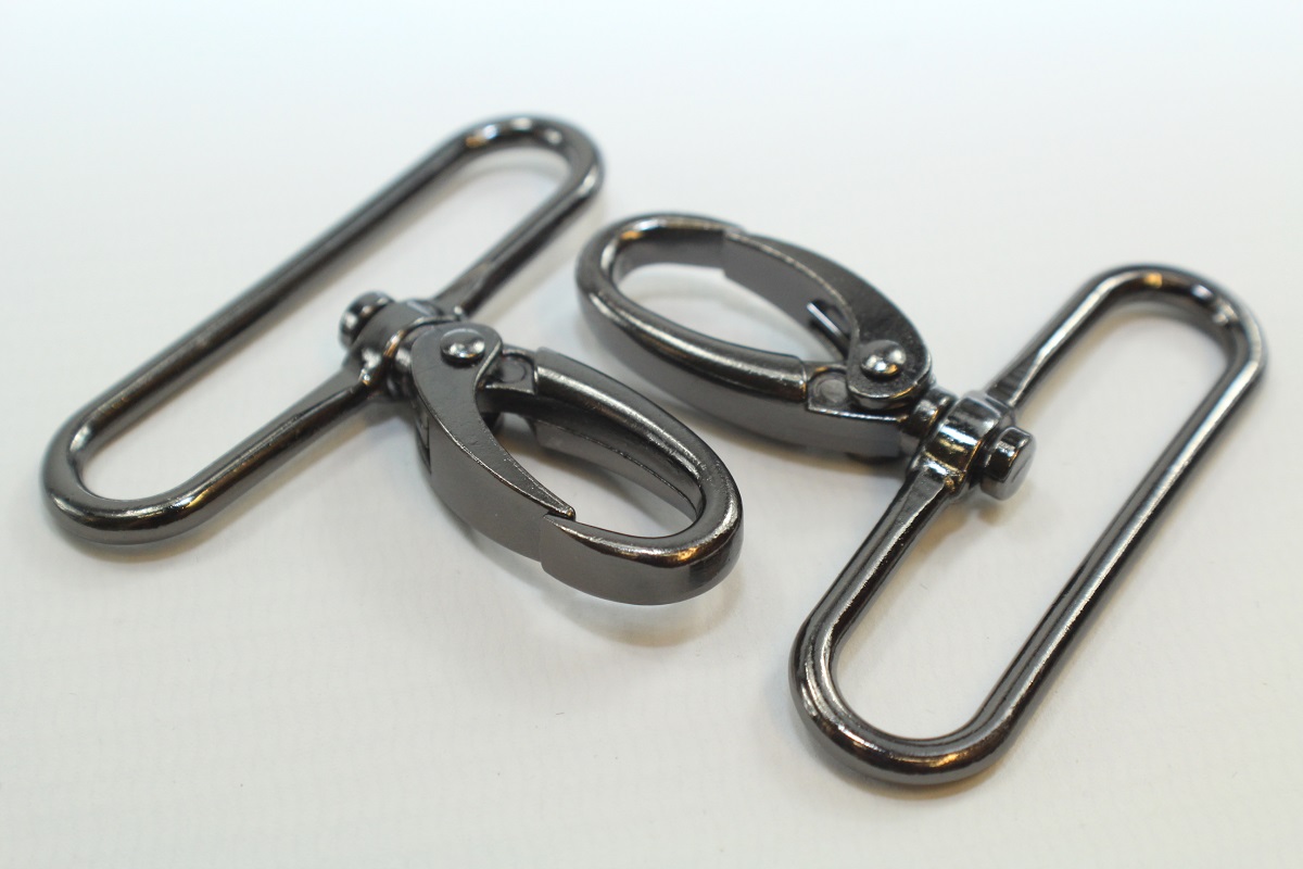 Taschen-Set gunmetal 5cm