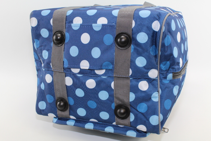 Overlock Tasche L blau mit Punkten (39Hx32Tx36Bcm) von BabySnap