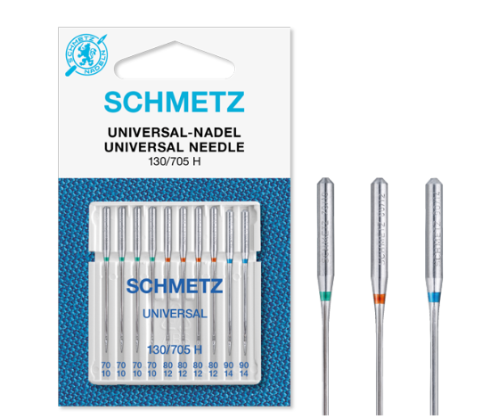 Schmetz Universal 130/705 H 70/10 / 80/12 / 90/14