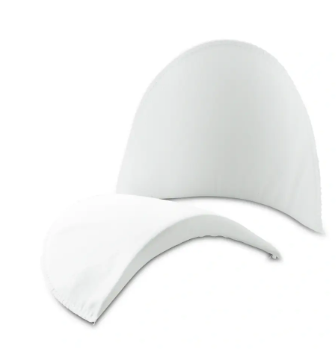 Schulterpolster "Halbmond" S, weiss 