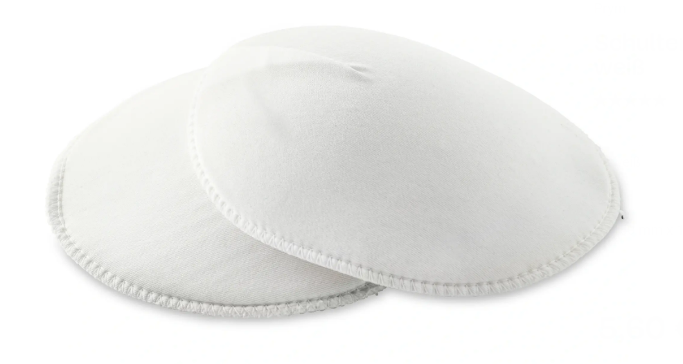 Schulterpolster Raglan, weiss
