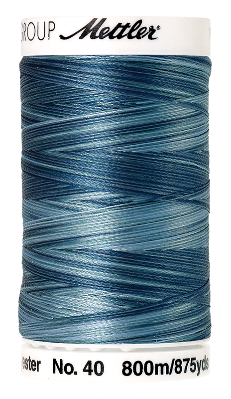 Stickgarn 800 Meter, Farbe:9928, Amann Poly Sheen Multi