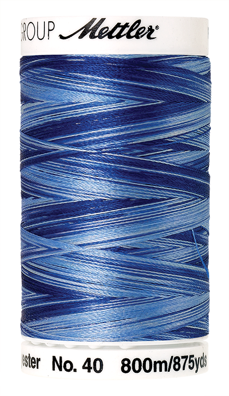 Stickgarn 800 Meter, Farbe:9929, Amann Poly Sheen Multi
