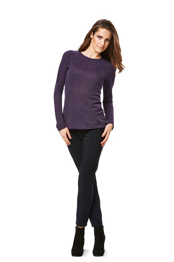 burda Schnitt 6990 "Shirt, Raglanärmel und Rollkragen"