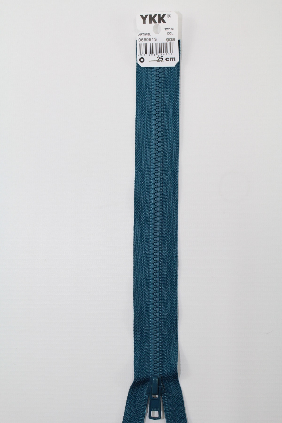YKK - Reissverschlüsse 25 cm - 80 cm, teilbar, petrol